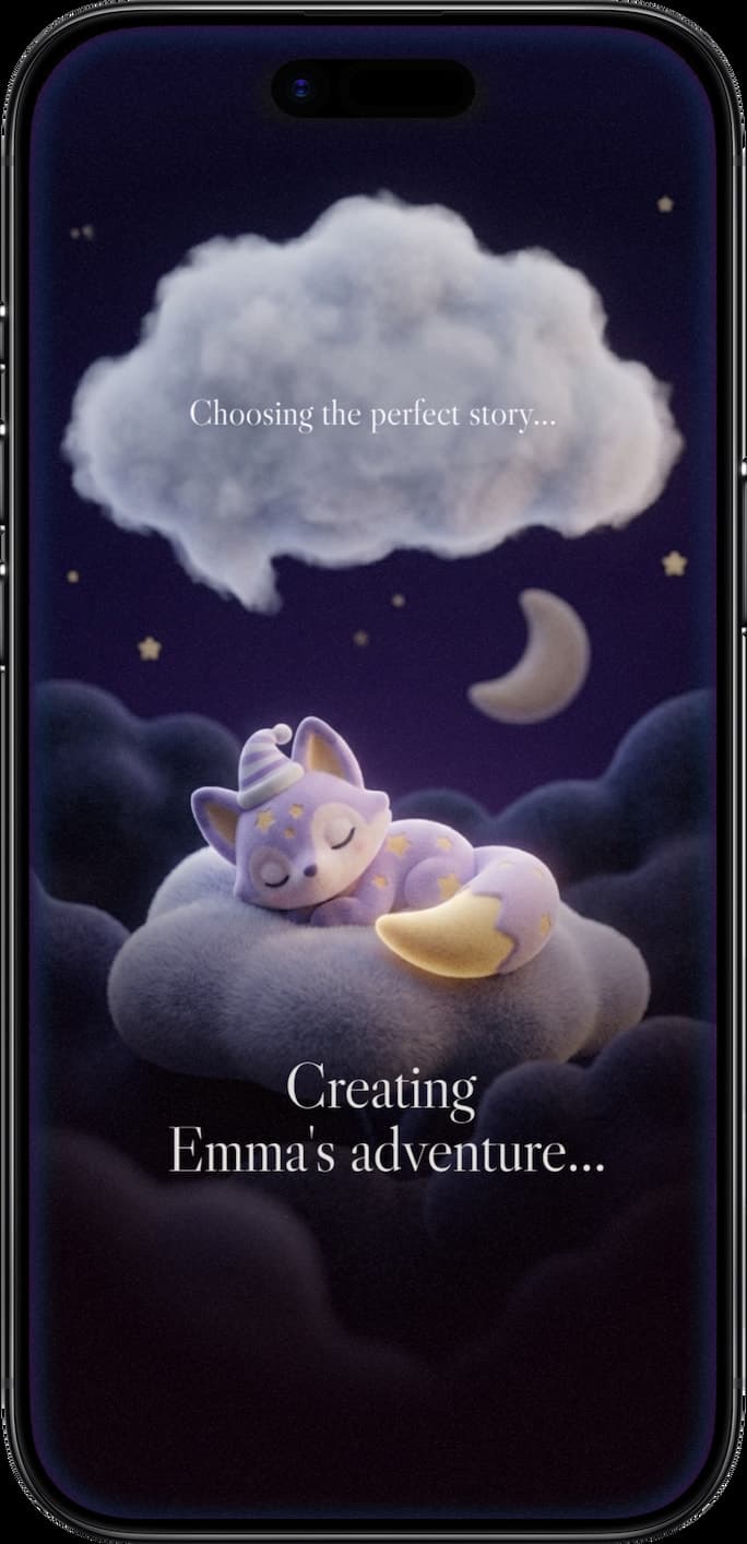 Dreamloo app — Creating a story